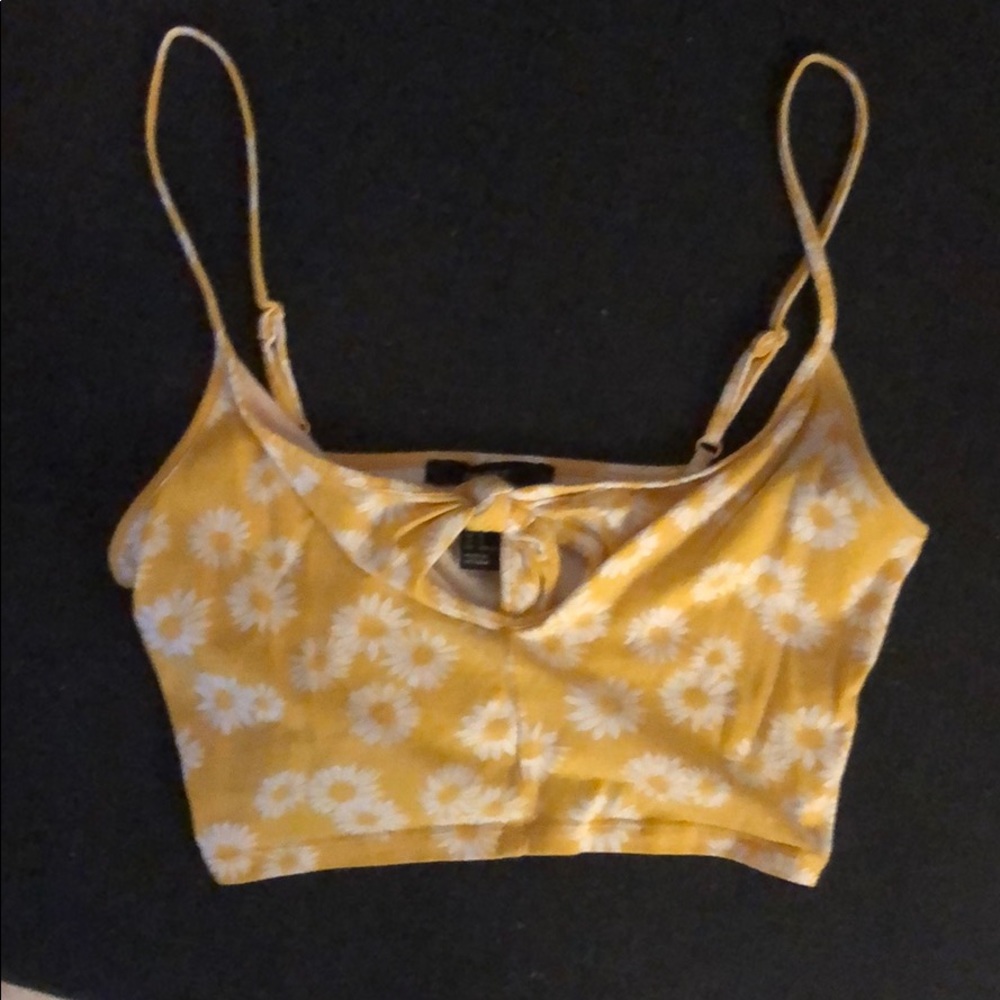 sunflower crop top